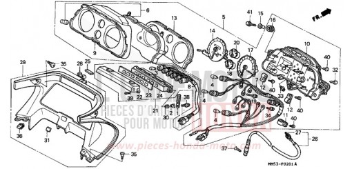 COMPTEUR (CBR1000FK) CBR1000FK de 1989
